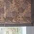 Римские шторы из ткани карта с кантом
